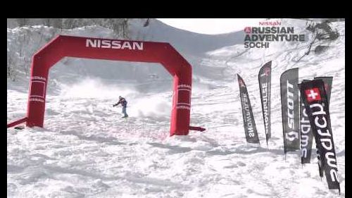 Flo orley - 1st snowboarder in sochi