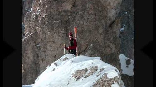 Sci alpinismo forcella della neve