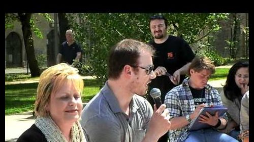 Razzoli incontra gli studenti al parco cervi