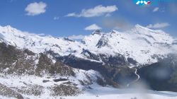 Webcam Panorama dal Colle Sarezza verso il Monterosa e il Cervino