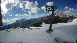 Webcam Partenza pista tondi verso Rifugio Faloria e Cortina