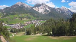 San Virgilio dalla pista Pedagà, sul Piz da Peres e Monte Paraccia