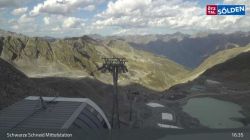Schwarze Schneid Mittelstation 3000 m.