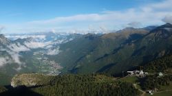 Pista Vista dal Monte Orscellera 1950 m.