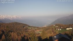 Trivigno vista Sondrio e Teglio