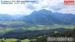 Gemeinde Going am Wilden Kaiser: St. Johann in Tirol - Blick zum Wilden Kaiser