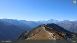 Stella di Pila, vista sul Montebianco