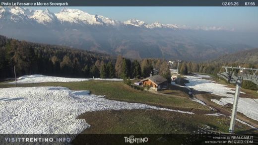 Passo San Pellegrino Pista le Fassane e Morea Snowpark