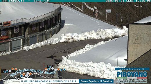 Passo Stelvio dall'alto