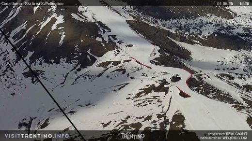 Passo Sanpellegrino Arrivo seggiovia Lago Cavia