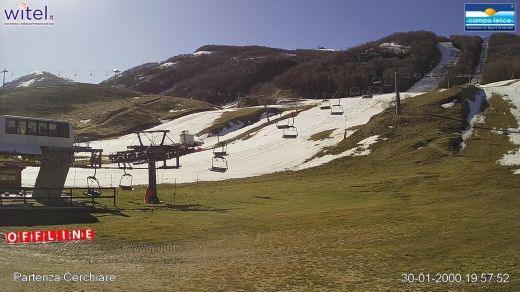 Campo Felice Partenza Cerchiare 1534 m.