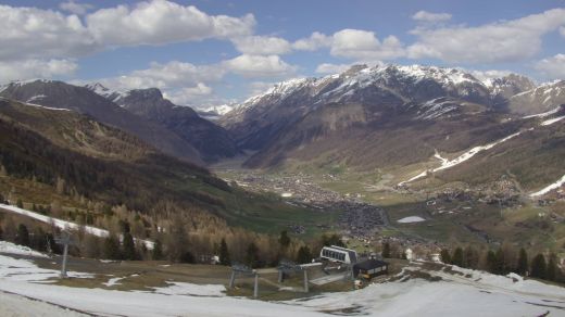 Livigno Carosello 3000 intermedia Nuova Cabinovia San Rocco