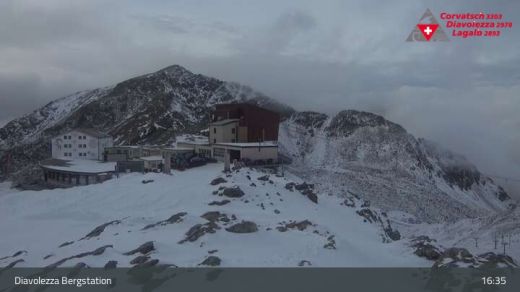 Diavolezza Stazione a monte Diavolezza, 2985 m.