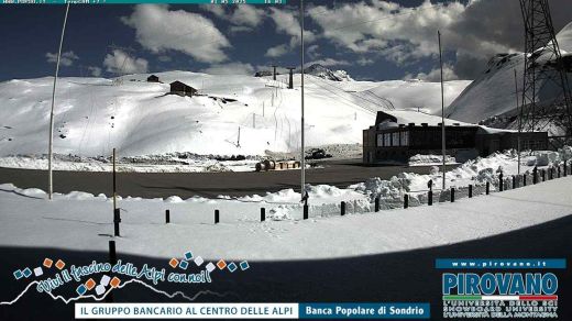 Passo dello Stelvio Dalla terrazza del Pirovano