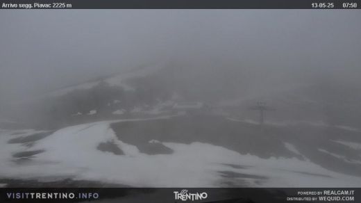 Alpe di Lusia arrivo seggiovia Piavac