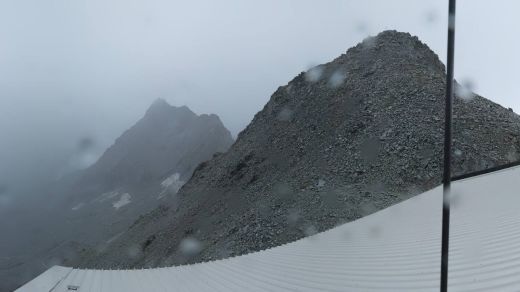 Ponte di legno Ghiacciaio Presena