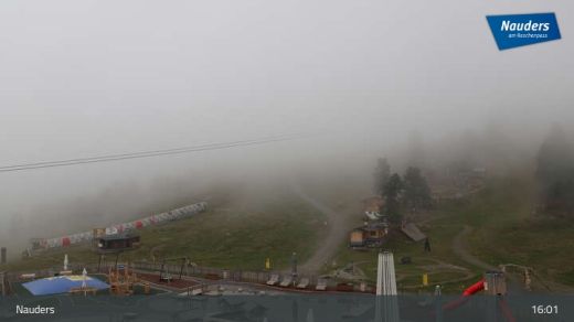 Samnaun Bergstation Bergkastelseilbahn 2170 m.