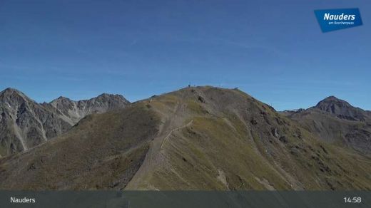 Samnaun Tscheyeck Bergstation 2635 m.