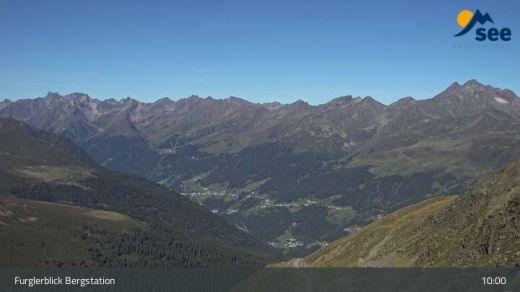 Samnaun Furglerblick Bergstation 2570 m.