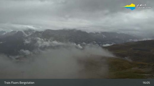 St. Moritz Trais Fluors Bergstation 2750 m.