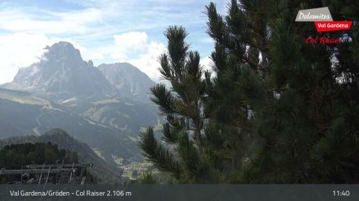 Val Gardena Col Raiser verso Sassolungo