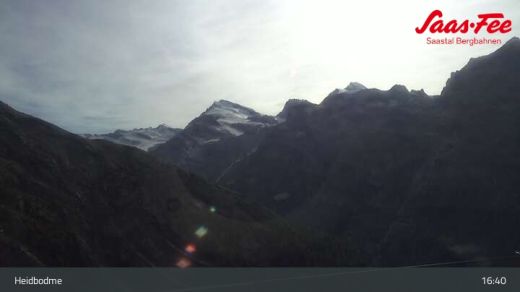Saas-Fee Heidbodme 2343 m.
