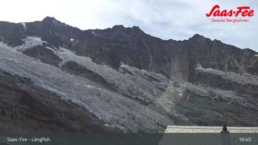 Saas-Fee Längfluh Berg 2870 m.