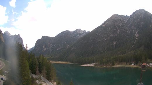 Dobbiaco Lago di dobbiaco da Hotel Baur