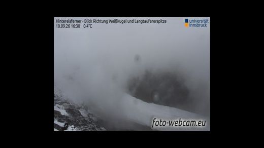 Val Senales Maso Corto: Hintereisferner - Blick Richtung Weißkugel und Langtaufererspitze