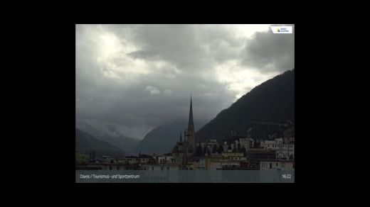 Davos Davos: Platz - Tourismus- und Sportzentrum, Kirche/Tinzenhorn