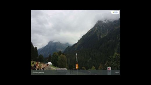 Davos Klosters Dorf: Klosters - Monbiel Parkplatz