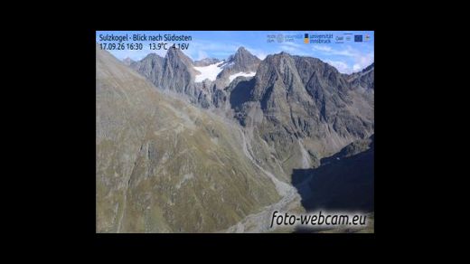 Sölden Gemeinde Langenfeld: Sulzkogel - Blick nach Südosten