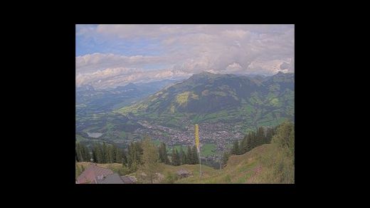 Kitzbuhel Stadt Kitzbuhel: Kitzbühel - Hahnenkamm Bergstation - Blickrichtung NO