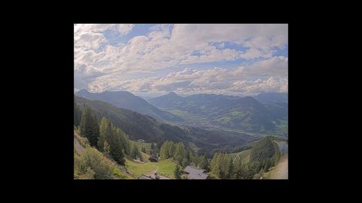 Kitzbuhel Stadt Kitzbuhel: Kitzbühel - Hahnenkamm Bergstation - Blickrichtung NW