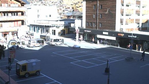 Zermatt Piazza della stazione