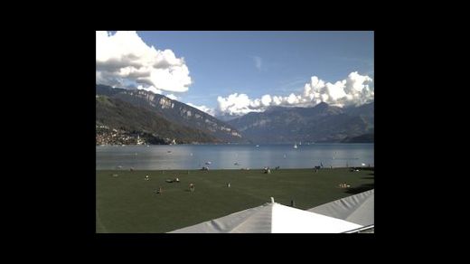 Interlaken Thun: Webcam des WSCT vom Strandbad