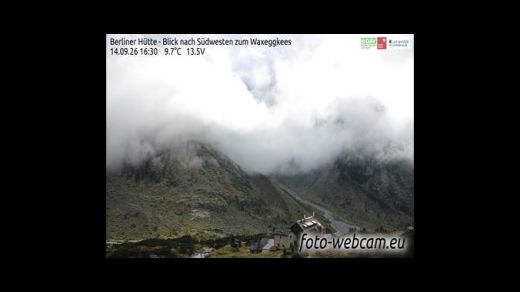 Klausberg Marktgemeinde Mayrhofen: Berliner Hütte - Blick nach Südwesten zum Waxeggkees