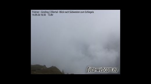 Klausberg Gemeinde Tux: Tristner - Ginzling - Zillertal - Blick nach Südwesten zum Schlegeis