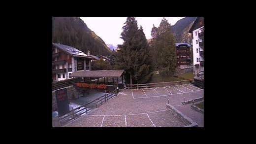 Gressoney La Trinitè Ayas: Monte Rosa From Hotel Bellevue