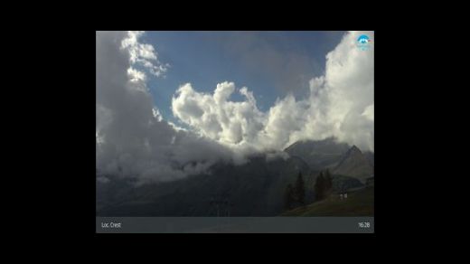 Gressoney La Trinitè Ayas: Champoluc, Monterosa - Crest, Telecabina Champoluc-Crest