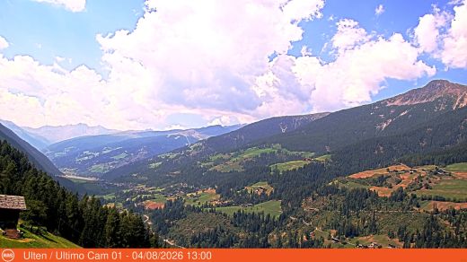 Val d'Ultimo Panoramica sulla val d'Ultimo