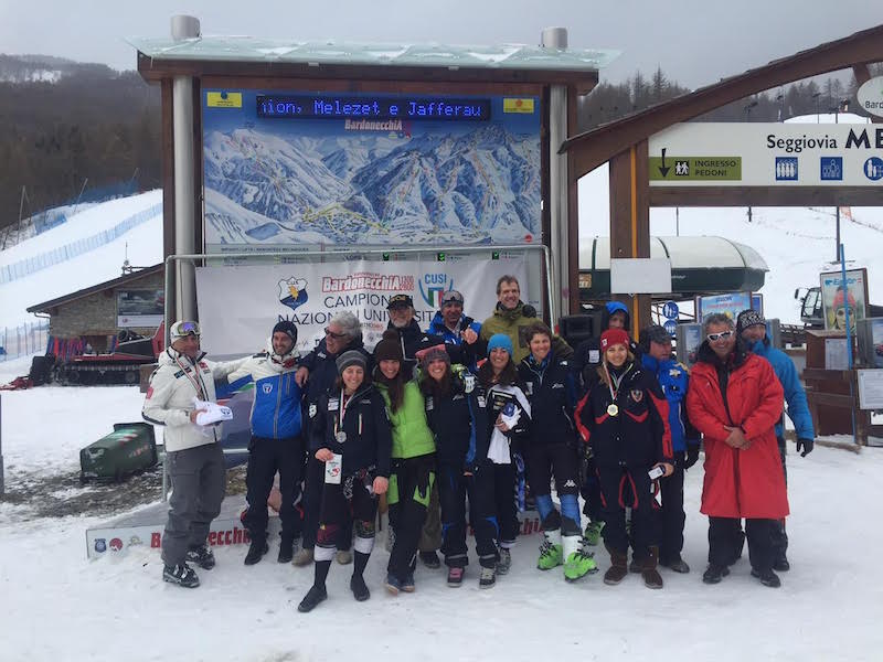 A Erica Biaggi e Rocco Delsante i titoli italiani universitari di slalom