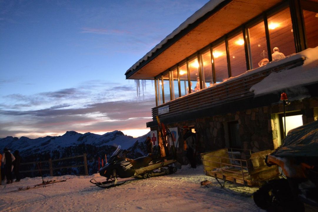 Prime luci dell'alba a Cavalese - Rifugio Paion