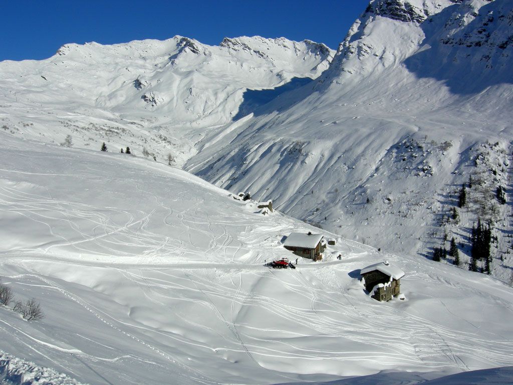 La Rosiere zona combe des moulins