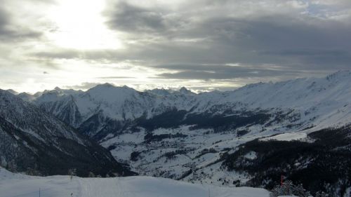 Valle di Ayas al tramonto