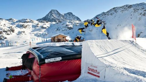 A Corvatsch con il baby freestyle emozioni per tutta la famiglia