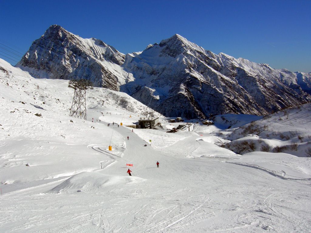 dalle piste che dal Col d'Olen scendono verso Pianalunga