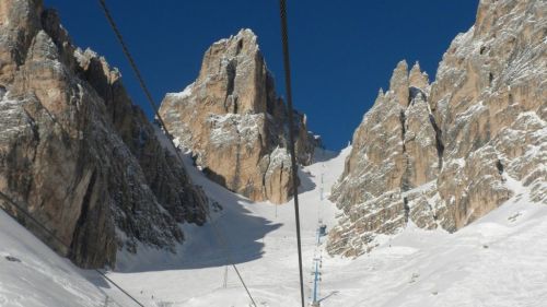 Apre la Forcella Staunies sul Monte Cristallo (Cortina), la nera più verticale del Dolomiti Superski