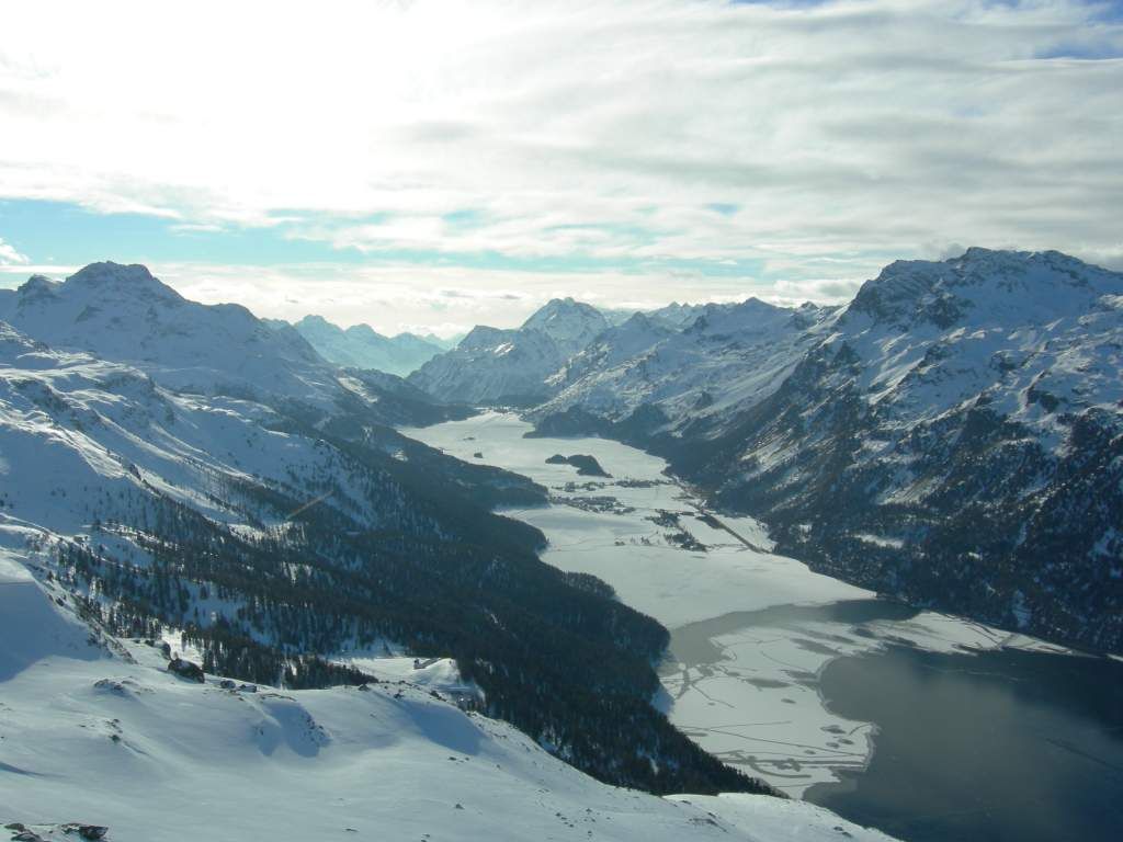 paesaggi dal comprensorio di Corvatsch