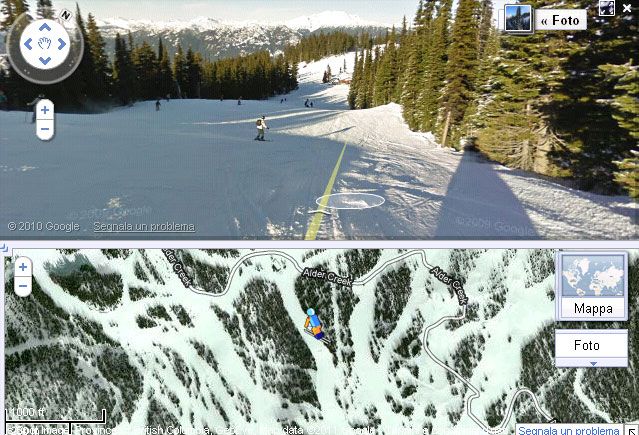 Google maps piste da sci
